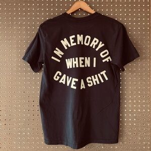 Various sizes black Tshirt flock letters with burgundy and off white letters